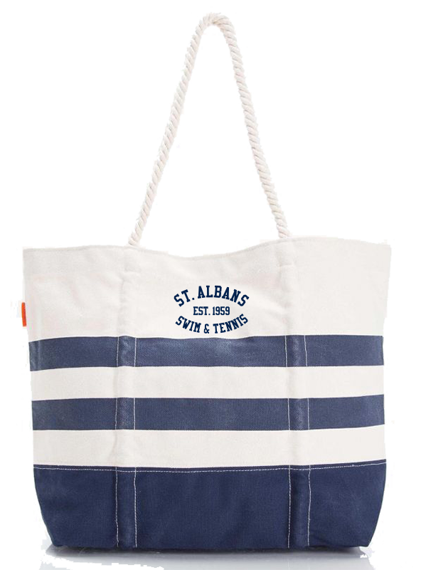 St. Albans Maritime Tote -NAVY 