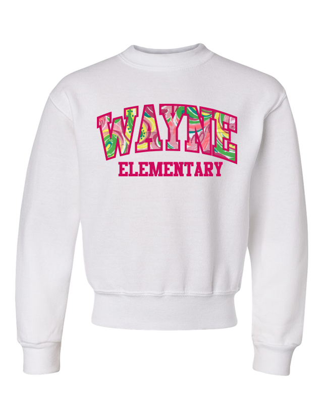 WES Appliqued Crewneck Sweatshirt