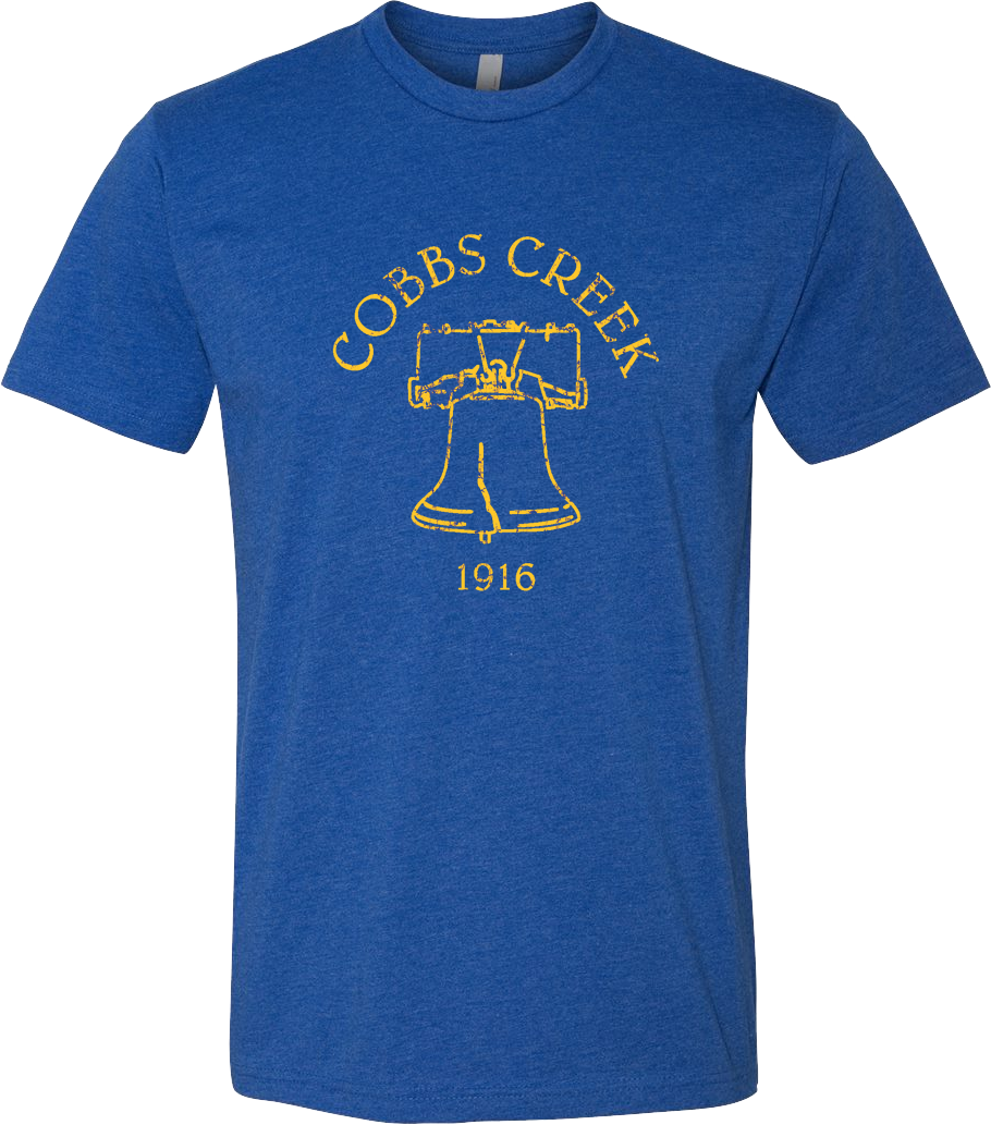 CC Liberty Bell Cotton Blended T-shirt -ROYAL