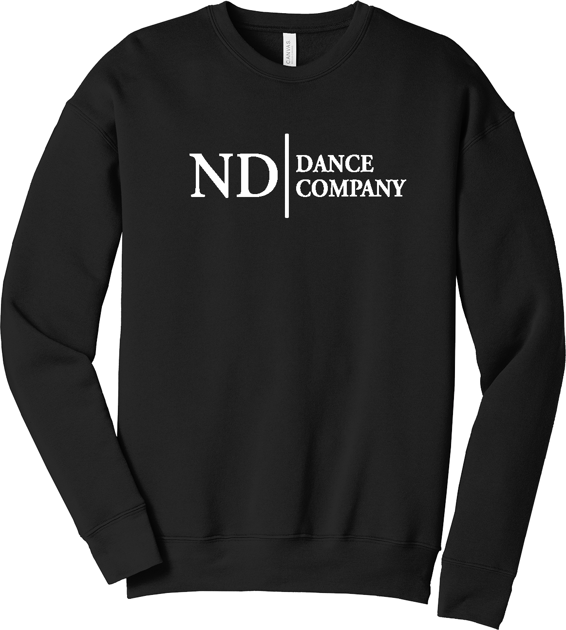 NDDC Unisex Sponge Fleece Drop Shoulder Sweatshirt -BLACK