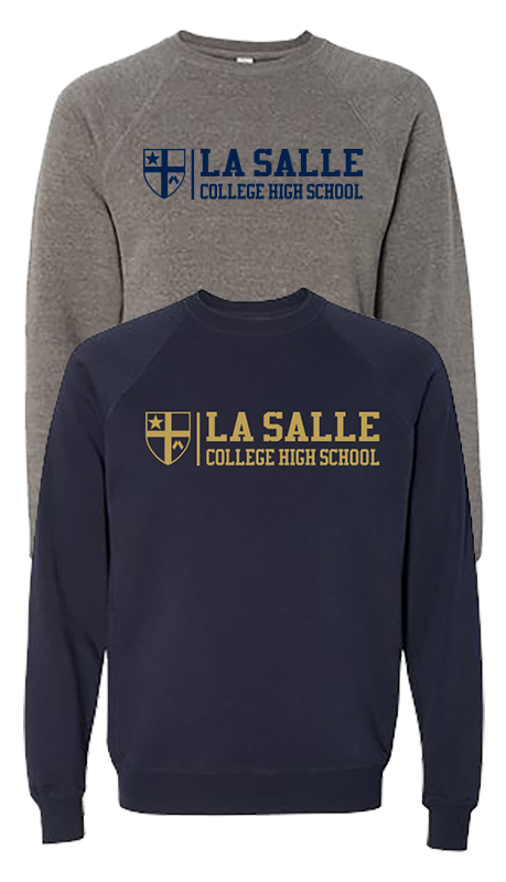 7. La Salle CHS Unisex Special Blend Raglan Sweatshirt
