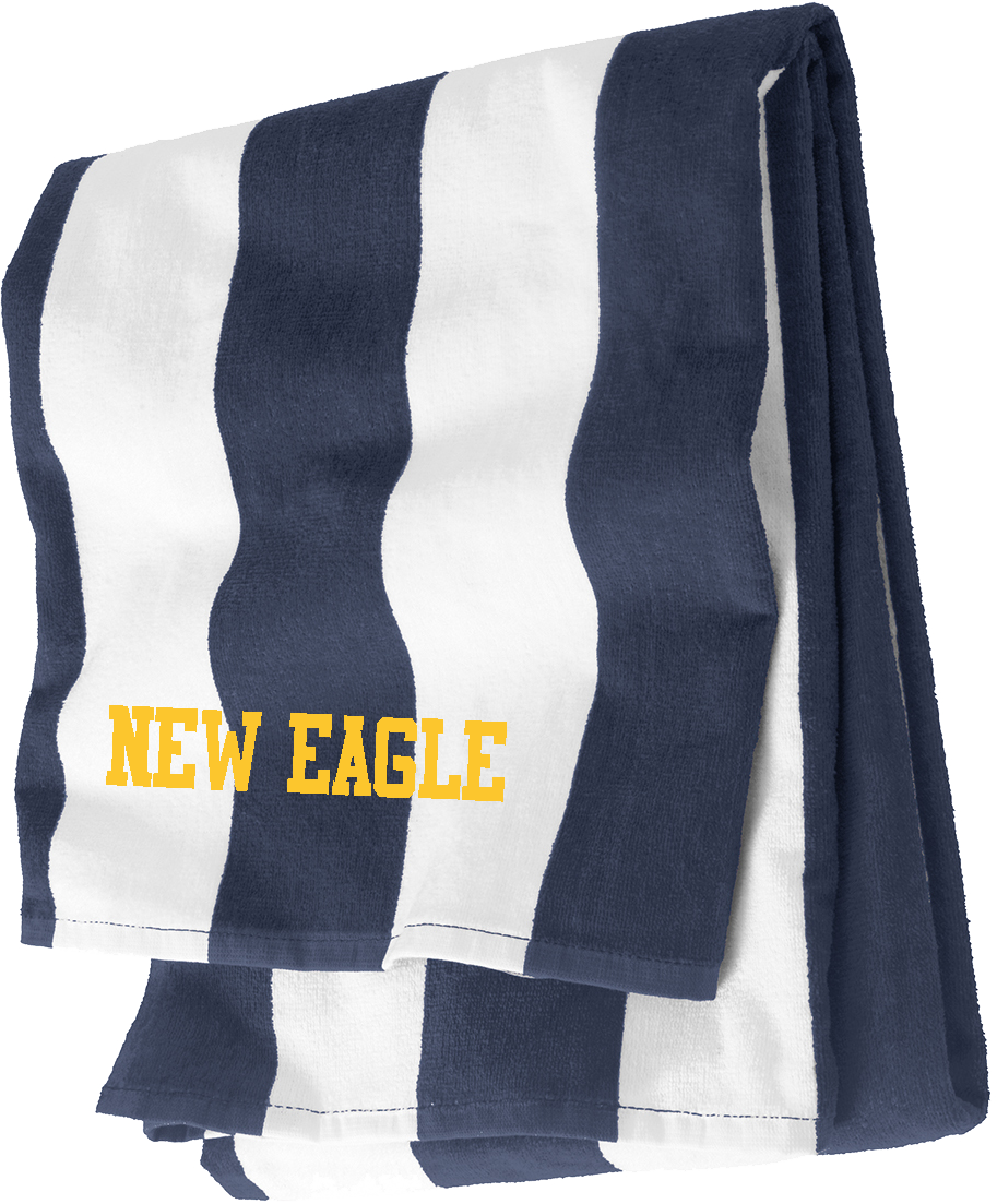 NEES Striped Towel -NAVY