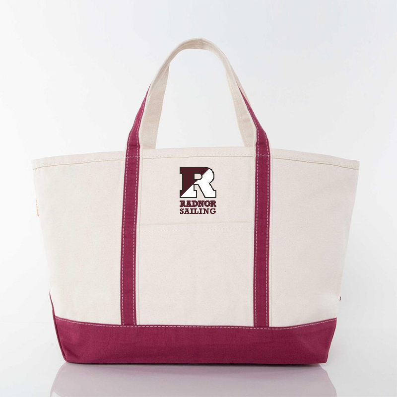 Radnor Sailing CB Station Large Classic Tote -MAROON