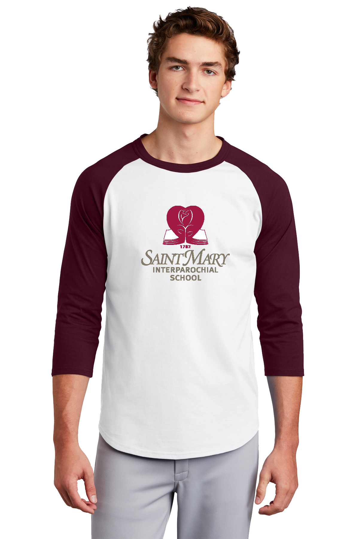 Saint Mary Colorblock Raglan Jersey -ADULT only