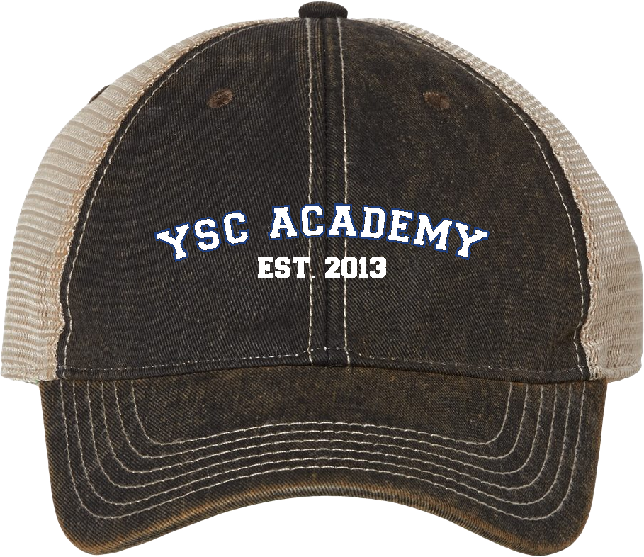 YSC Est. 2013 Legacy Trucker Hat -BLACK/Khaki
