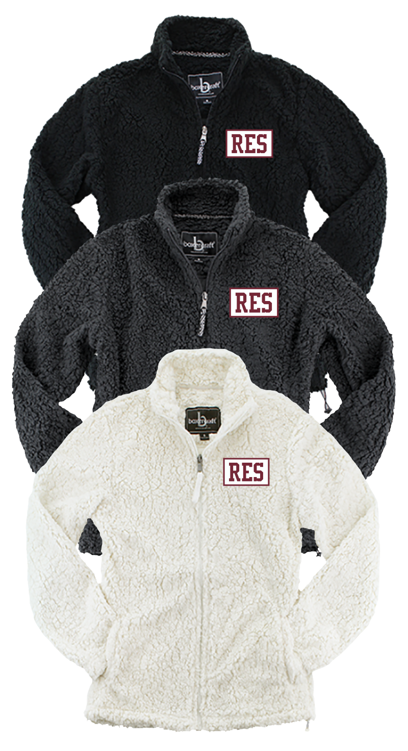 RES Youth and Women's Full Zip Sherpa